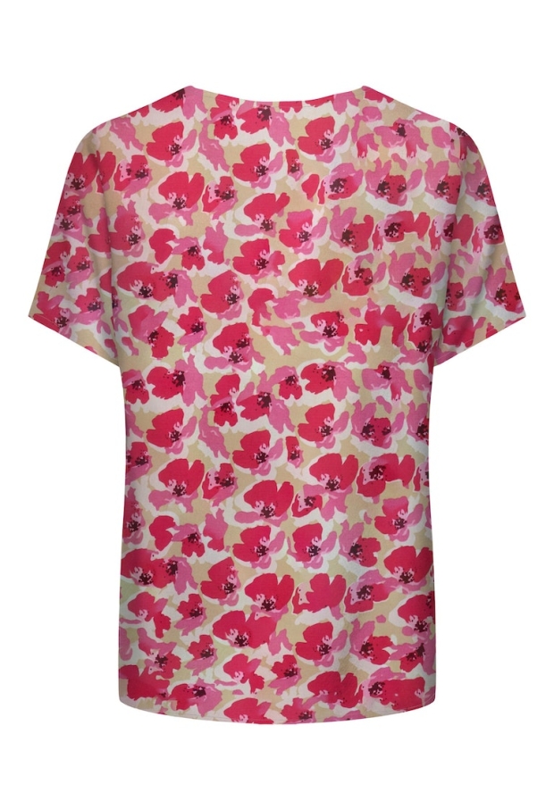 15198141 Warm Sand/PINK FLOWERS 