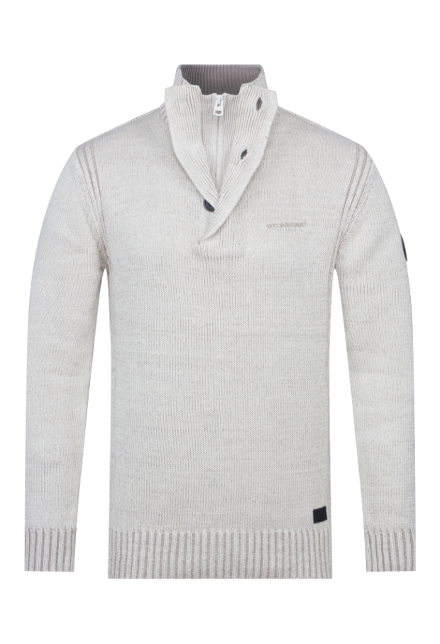 W70438/Larmand men ECRU MELEE 