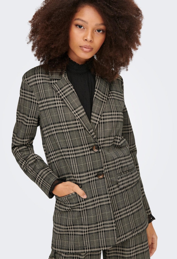 15272400 Cobblestone/BIG CHECK - YELLOW 