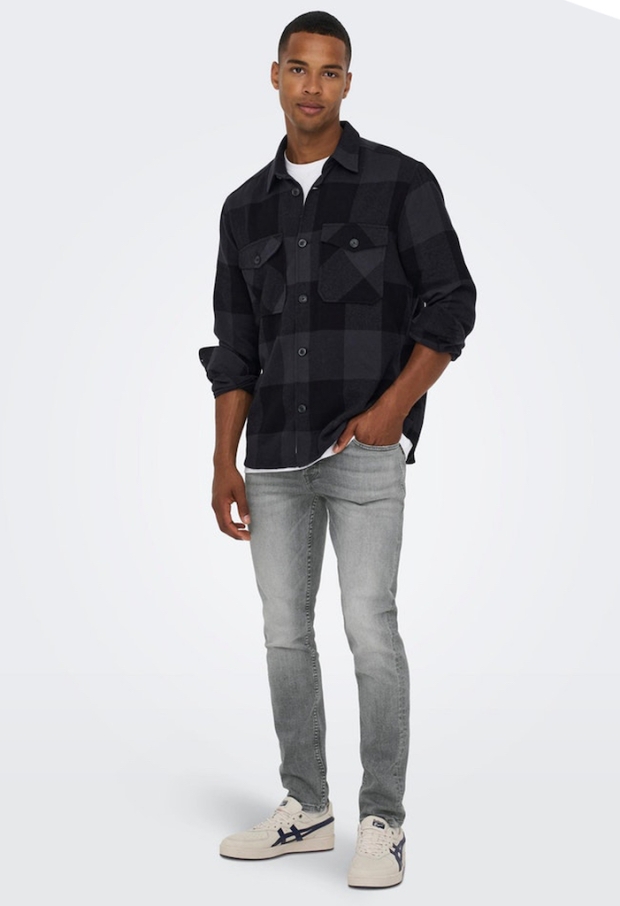 22023227 Grey - Denim 