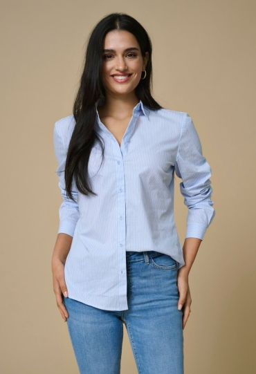 JDY 15149877 Cashmere Blue/SMALL WHITE STRIPES  193179008