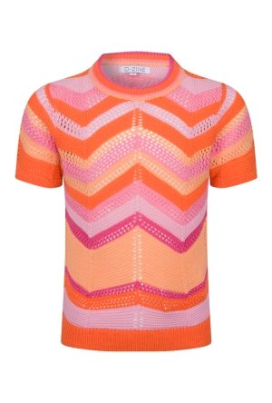 D-zine Z70084/Mieke oranje  capri