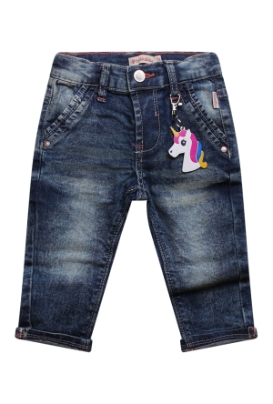 Bakkaboe Baby meisjes Jeans medium blue Z70006/505206BG Bakkaboe Baby meisjes Jeans medium blue Z70006/505206BG