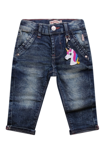 Bakkaboe Baby meisjes Jeans medium blue Z70006/505206BG