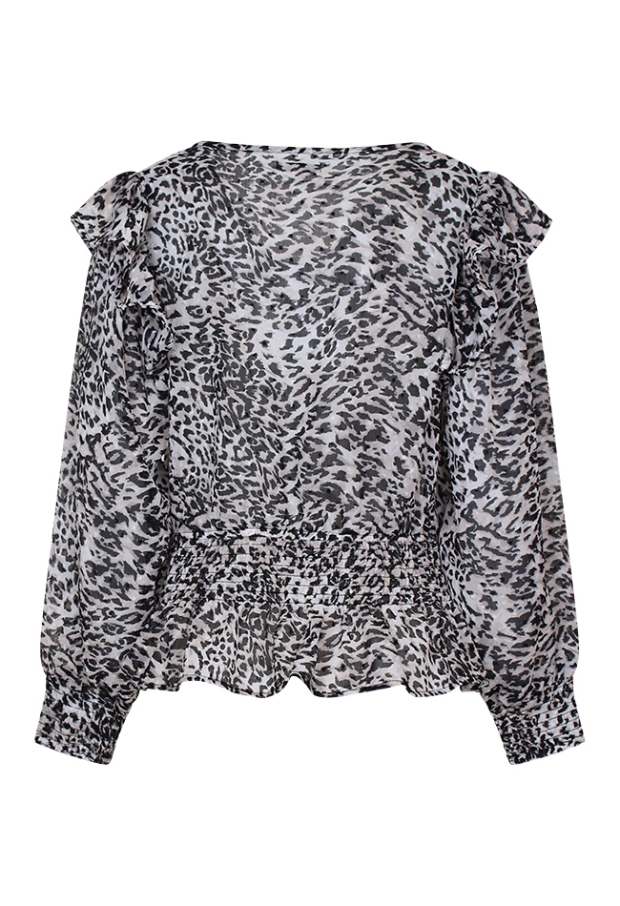 Z70494 /Sissi aop zwart 