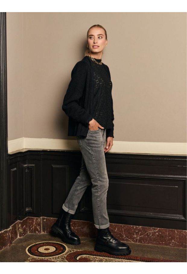 W80338/Loulou Grey dnm