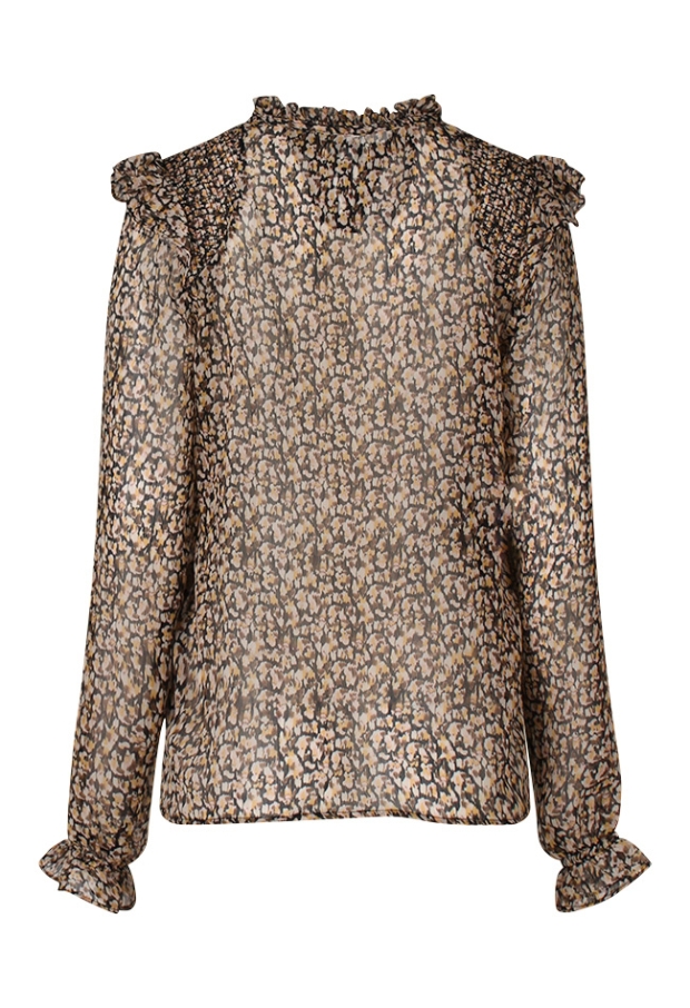 W90545/Ysra ruffle CAMELL