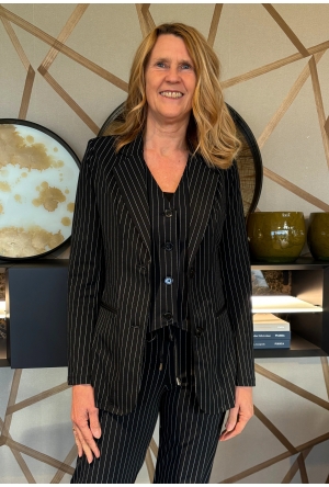 Mi Piace 202513 pinstripe zwart  zwart