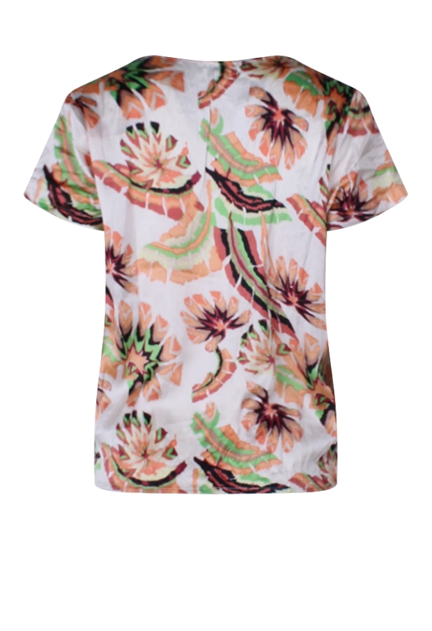 Z90571/Flory crinkle fel groen 