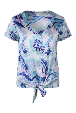 Citylife Z90571/Flory crinkle Jade  pool green