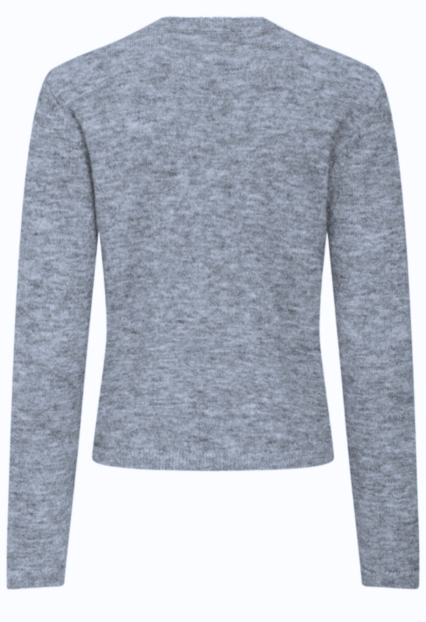 15351917 Medium Grey Melange/BLACK FLOWER 