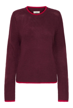 JDY 15355557 Maroon Banner/W. SALSA CONTRAST  294455002