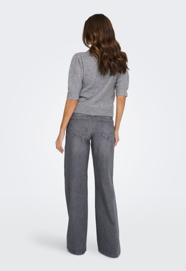 15342271 Medium Grey Melange/W. WHITE PEARLS 