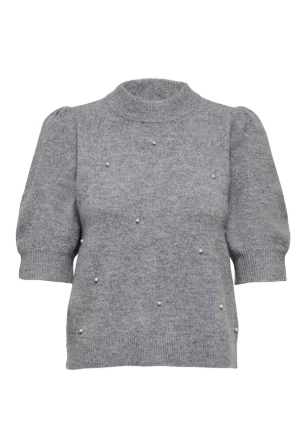 15342271 Medium Grey Melange/W. WHITE PEARLS 