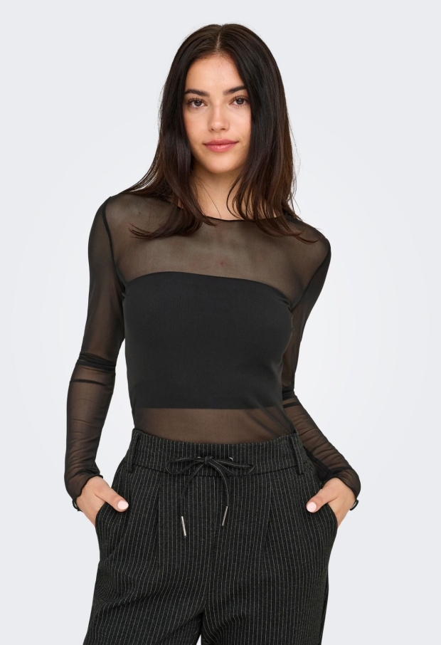 JDY Dames Tops lange mouw 177911 15356004