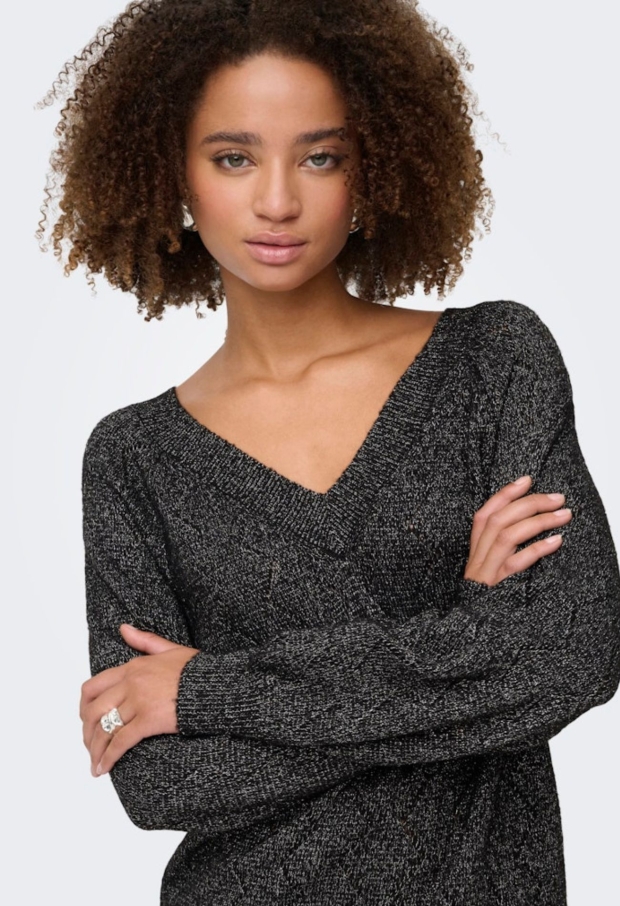 15359750 Black/W. SILVER LUREX 