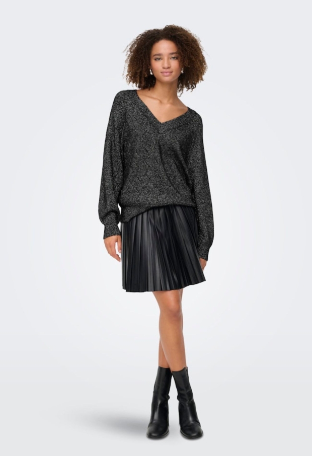 15359750 Black/W. SILVER LUREX 