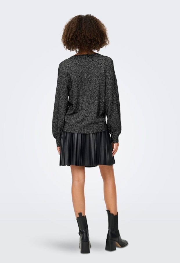 15359750 Black/W. SILVER LUREX 