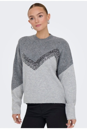 JDY 15360123 Dark Grey Melange/W LGM/ BLACK SEQU  179074003