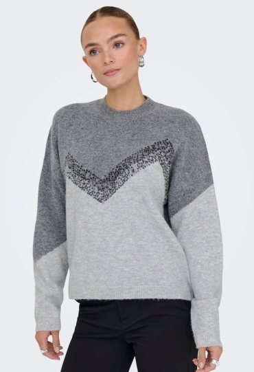 JDY 15360123 Dark Grey Melange/W LGM/ BLACK SEQU  179074003