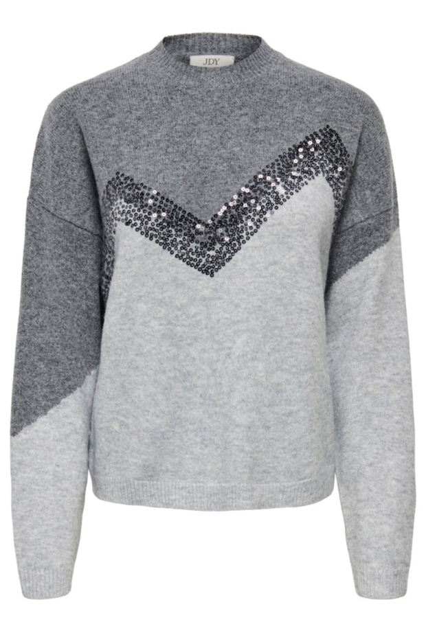 15360123 Dark Grey Melange/W LGM/ BLACK SEQU