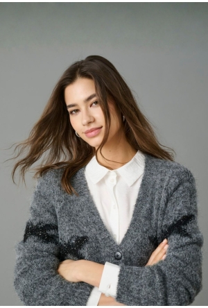 JDY 15364569 Medium Grey Melange/BLACK BUTTERFLY  179075001