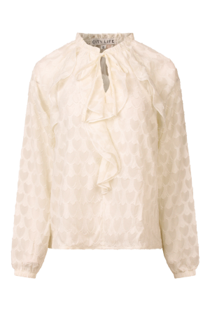 Citylife W10538/Lucia Ecru 1  snowwhite