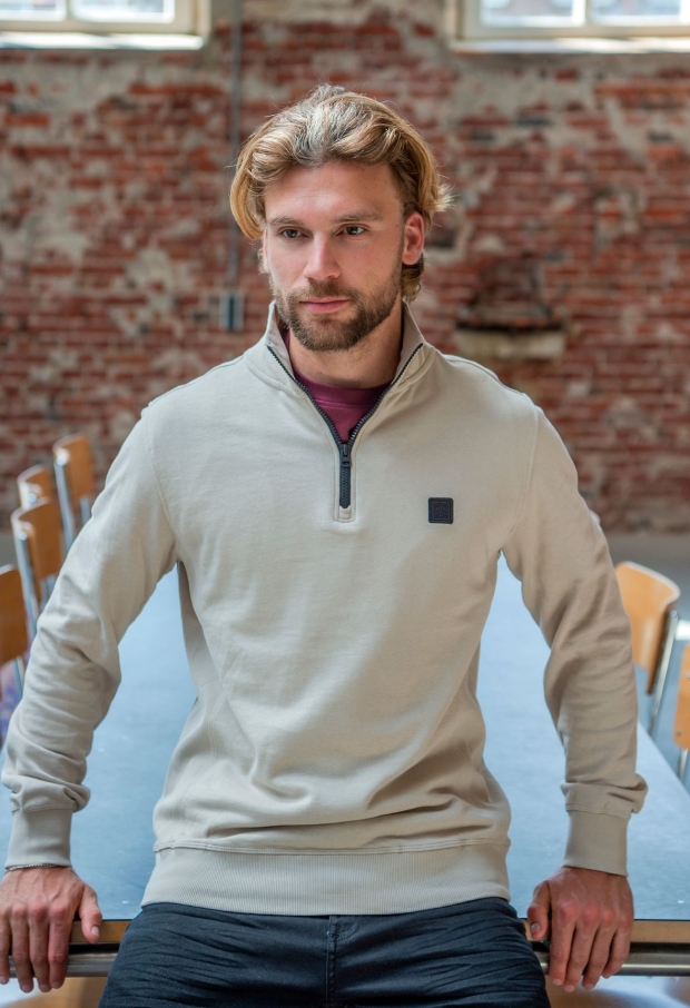 W10437/Topaz men licht beige 