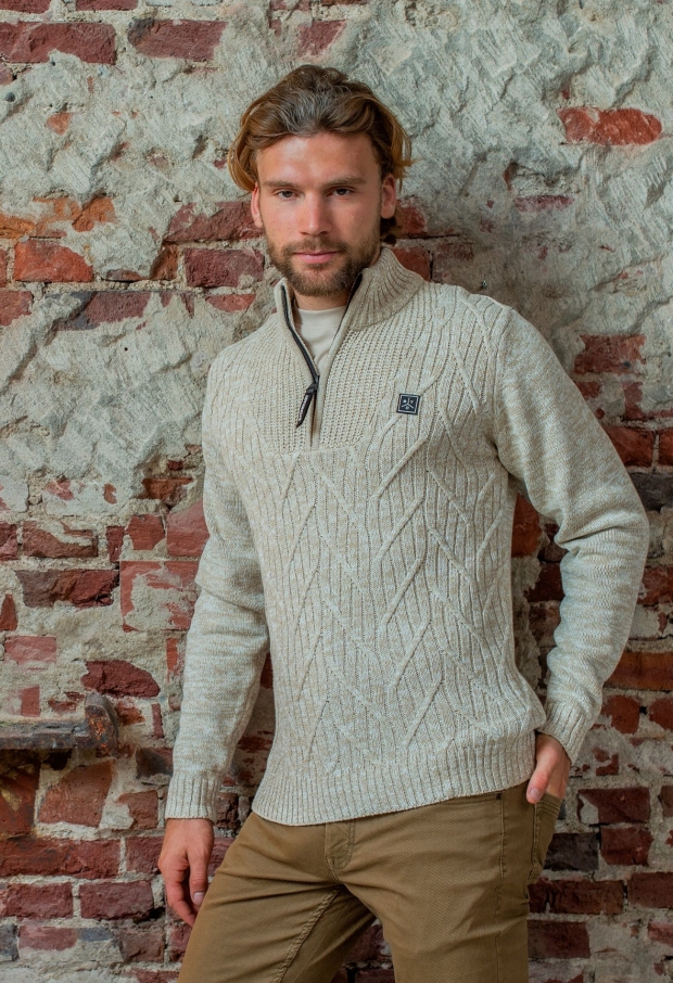 W10438/Tewis men licht beige 