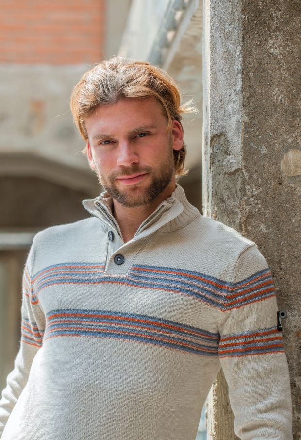 W10440/Teppo men licht beige 