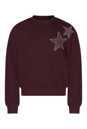 D-zine W10233/Fringe wijn rood  wijnrood