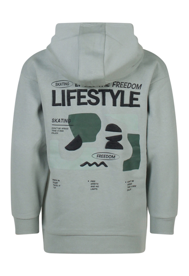 W10246/Seattle grijsblauw 