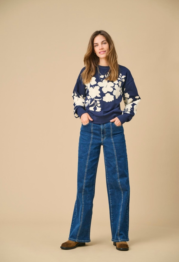 15361321 Navy Blazer/WHITECAP GRAY FLOWER 