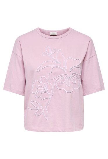 JDY 15275035 Fragrant Lilac/WHITE FLOWER EMB  240595012