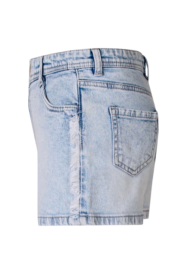 Z10334/Marrobie short Bleached dnm 