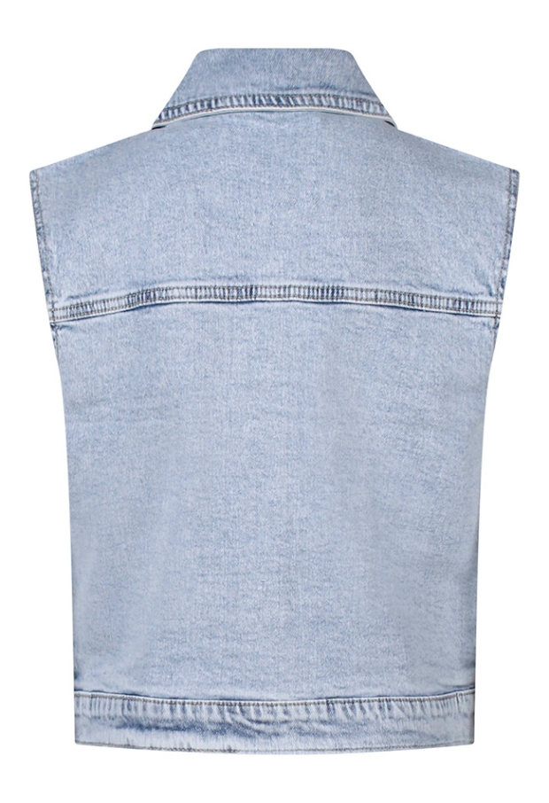 Z10335/Nola gilet Bleached dnm