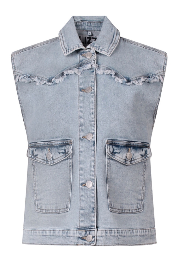 Z10341/Nola lds Bleached dnm 