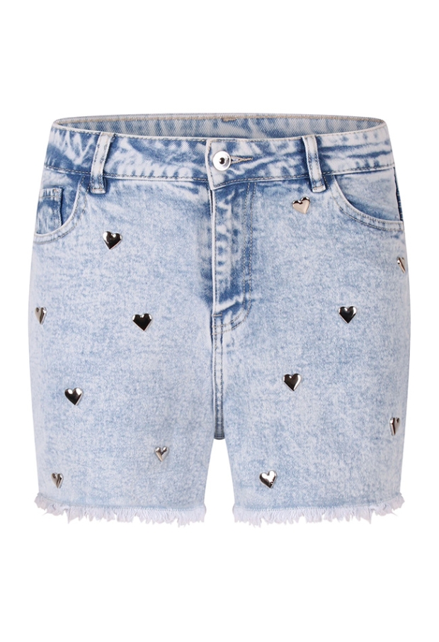 Z10208/Anne lds Bleached dnm 