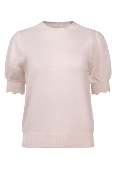 Lizzi Lou Z10482/Tinny Ecru 1  sugar swissle