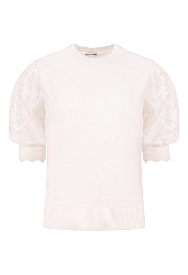 Lizzi Lou Z10486/Bibi Ecru 1  sugar swissle