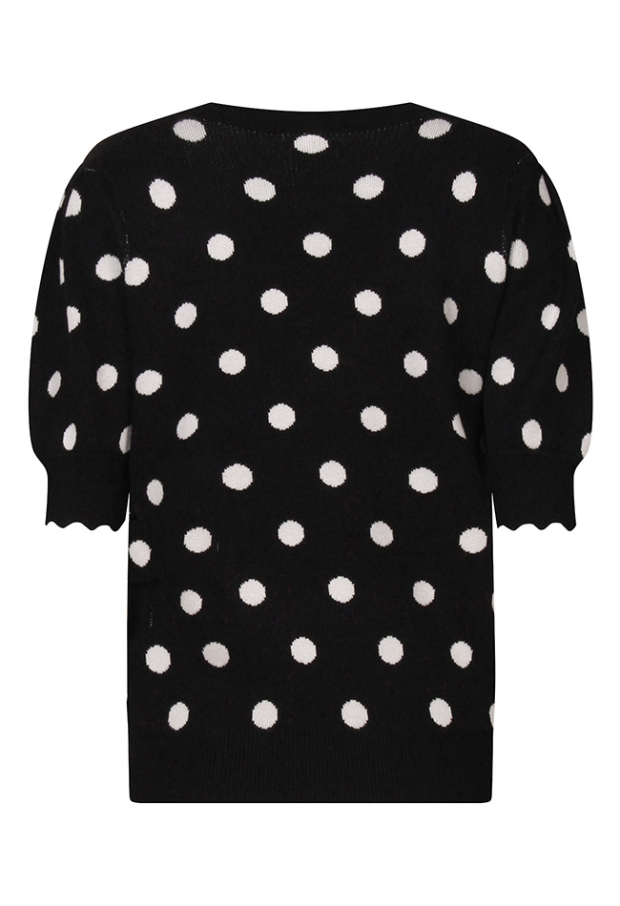 Z10492/Tinny dot zwart 