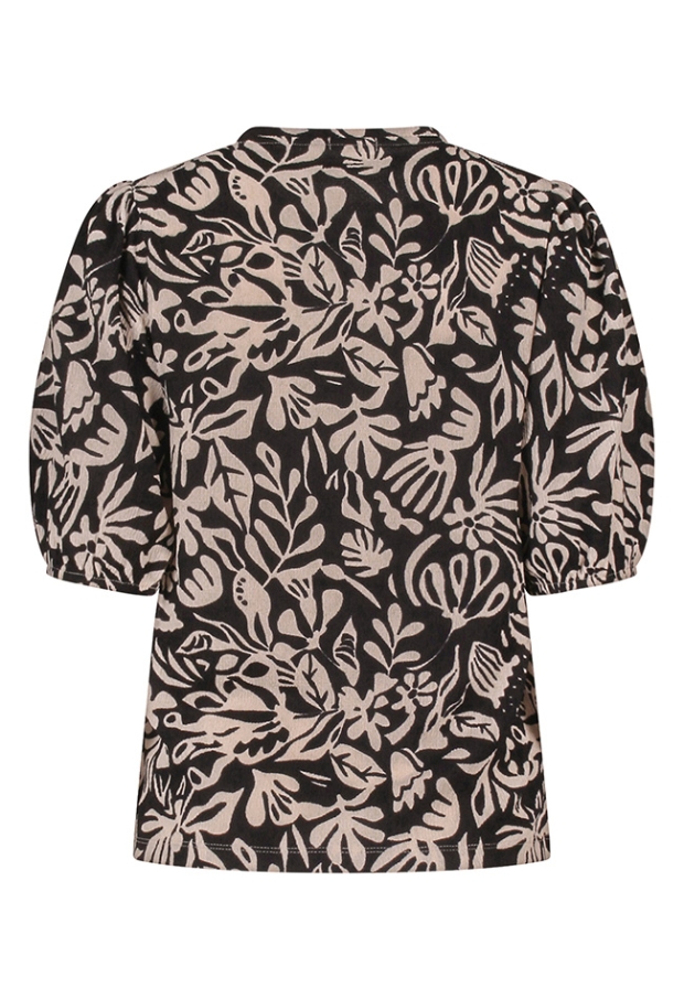 Z10496/Daantje aop zwart 