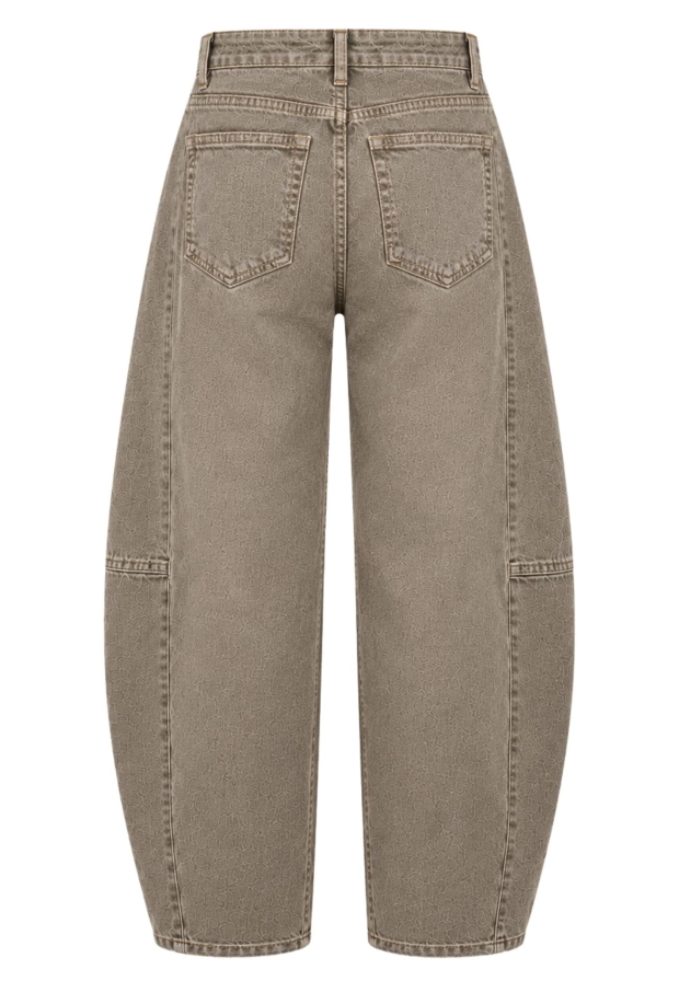 Iz Naiz Dames Jeans Taupe 9260
