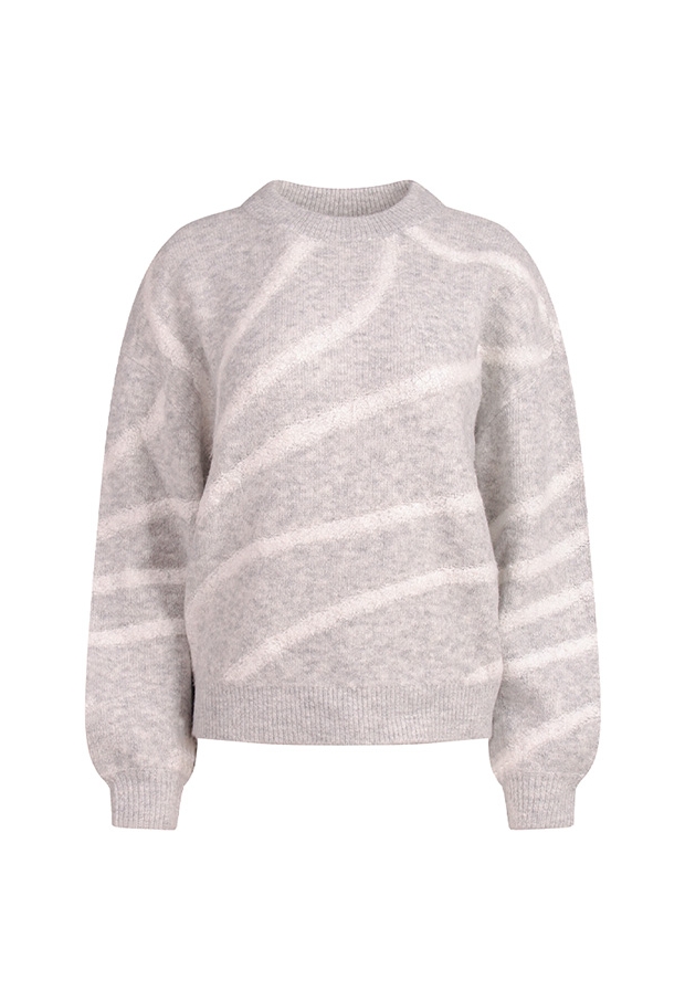 Citylife Dames Truien light grey melee W20461/CX02640 Citylife Dames Truien light grey melee W20461/CX02640