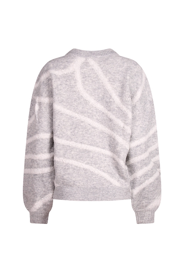 Citylife Dames Truien light grey melee W20461/CX02640 Citylife Dames Truien light grey melee W20461/CX02640