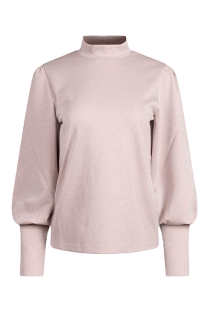 Citylife Dames Tops lange mouw beige W20462/LW93412 Citylife Dames Tops lange mouw beige W20462/LW93412