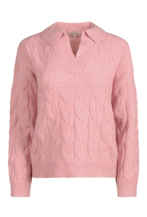 Citylife Dames Truien bleached mauve W20469/LW00845