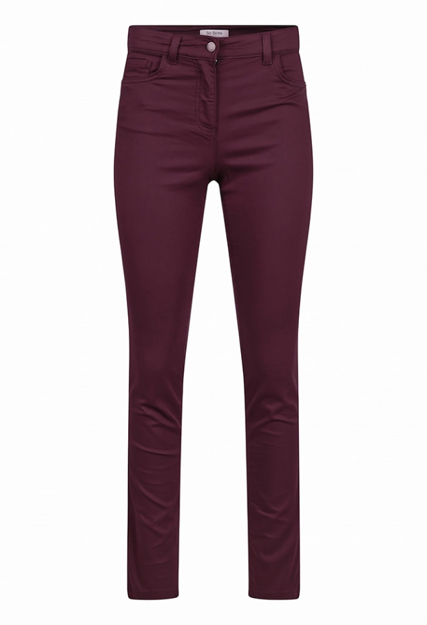 So Soire Dames Lange broeken bordeaux W20519/Sandra So Soire Dames Lange broeken bordeaux W20519/Sandra