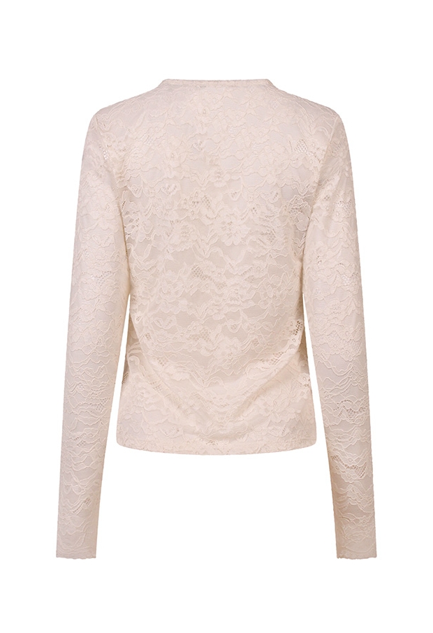 Lizzi Lou Dames Tops lange mouw egret W20517/Sophia Lizzi Lou Dames Tops lange mouw egret W20517/Sophia