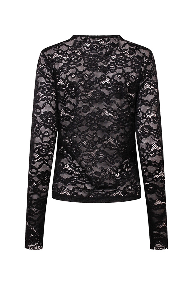 Lizzi Lou Dames Tops lange mouw black W20517/Sophia Lizzi Lou Dames Tops lange mouw black W20517/Sophia